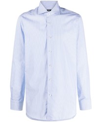 Chemise à manches longues bleu clair Barba