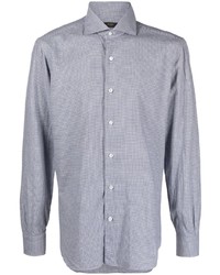 Chemise à manches longues bleu clair Barba