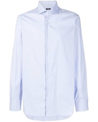 Chemise à manches longues bleu clair Barba