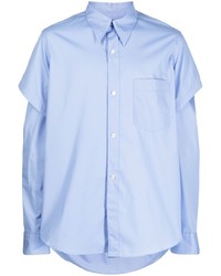Chemise à manches longues bleu clair Bed J.W. Ford
