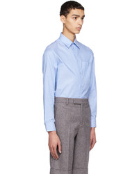 Chemise à manches longues bleu clair Gucci