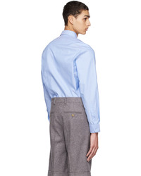 Chemise à manches longues bleu clair Gucci