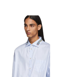 Chemise à manches longues bleu clair Gucci