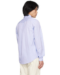 Chemise à manches longues bleu clair MAISON KITSUNÉ