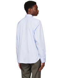 Chemise à manches longues bleu clair MAISON KITSUNÉ