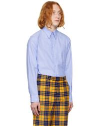 Chemise à manches longues bleu clair Gucci