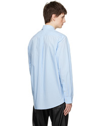 Chemise à manches longues bleu clair Nanushka