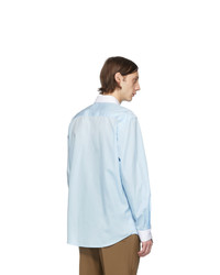 Chemise à manches longues bleu clair Burberry