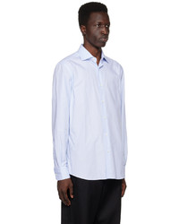 Chemise à manches longues bleu clair Zegna