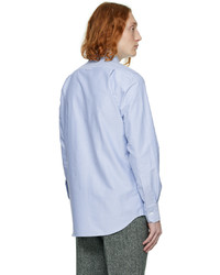 Chemise à manches longues bleu clair Thom Browne