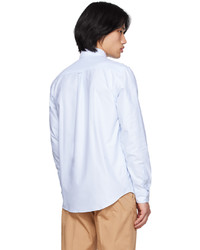 Chemise à manches longues bleu clair MAISON KITSUNÉ