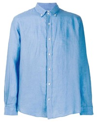 Chemise à manches longues bleu clair Bluemint
