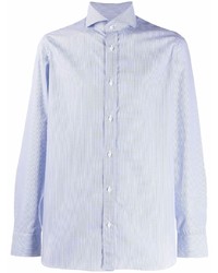 Chemise à manches longues bleu clair Borrelli