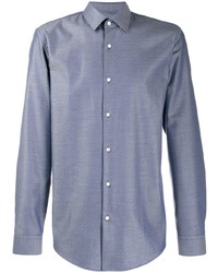 Chemise à manches longues bleu clair BOSS HUGO BOSS