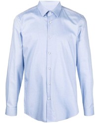 Chemise à manches longues bleu clair BOSS HUGO BOSS