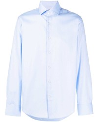 Chemise à manches longues bleu clair BOSS