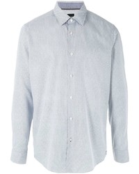 Chemise à manches longues bleu clair BOSS