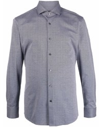 Chemise à manches longues bleu clair BOSS