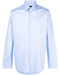 Chemise à manches longues bleu clair BOSS