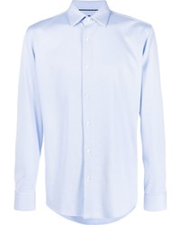 Chemise à manches longues bleu clair BOSS