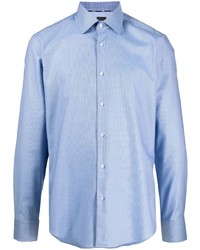 Chemise à manches longues bleu clair BOSS