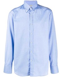 Chemise à manches longues bleu clair Brunello Cucinelli