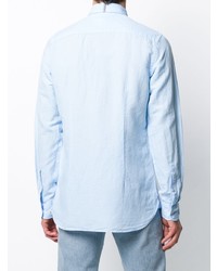 Chemise à manches longues bleu clair Tommy Hilfiger