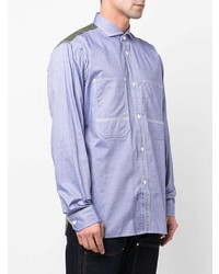 Chemise à manches longues bleu clair Junya Watanabe