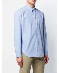 Chemise à manches longues bleu clair Maison Margiela