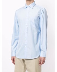 Chemise à manches longues bleu clair Kent & Curwen