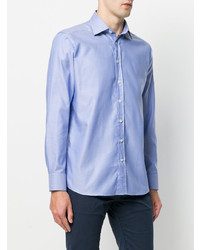 Chemise à manches longues bleu clair Etro