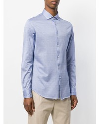 Chemise à manches longues bleu clair Xacus