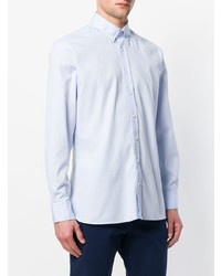 Chemise à manches longues bleu clair Hackett