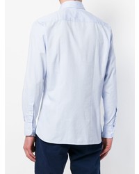 Chemise à manches longues bleu clair Hackett