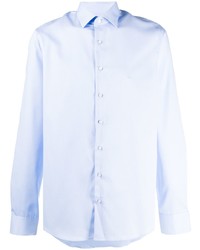 Chemise à manches longues bleu clair Calvin Klein