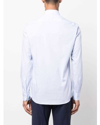 Chemise à manches longues bleu clair Zegna