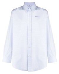 Chemise à manches longues bleu clair Acne Studios