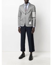 Chemise à manches longues bleu clair Thom Browne