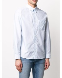 Chemise à manches longues bleu clair A.P.C.