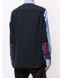 Chemise à manches longues bleu clair Junya Watanabe MAN