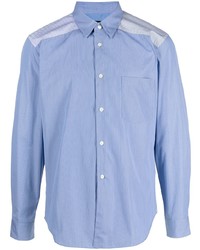 Chemise à manches longues bleu clair Comme des Garcons Homme Deux