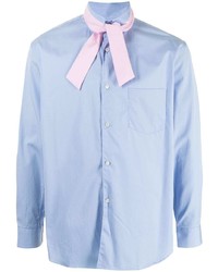 Chemise à manches longues bleu clair Comme Des Garcons SHIRT