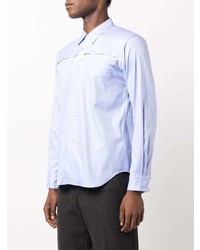 Chemise à manches longues bleu clair Comme des Garcons Homme Deux