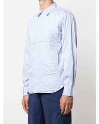 Chemise à manches longues bleu clair Comme des Garcons Homme Deux