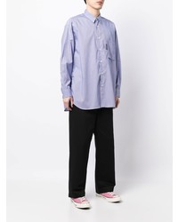 Chemise à manches longues bleu clair Comme des Garcons Homme