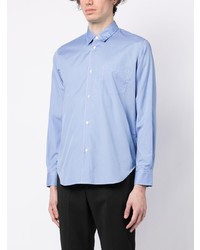 Chemise à manches longues bleu clair Comme des Garcons Homme