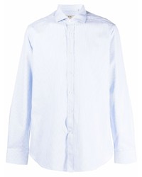 Chemise à manches longues bleu clair Corneliani