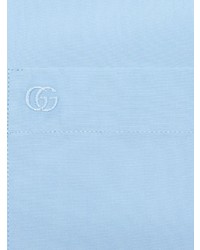 Chemise à manches longues bleu clair Gucci