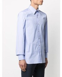 Chemise à manches longues bleu clair Tom Ford