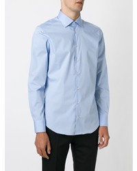 Chemise à manches longues bleu clair Etro